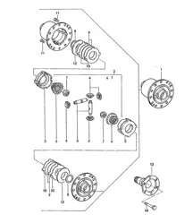 Manual transmission / Limited-slip differential (Model: G44.00 M220) 968 1992-95