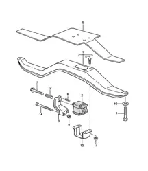 Cambio manuale / Sospensione del cambio (Modello: G44.00) 968 1992-95