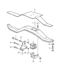 Tiptronic / Sospensione trasmissione (A44.00) 968 1992-95