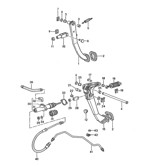 Hand Lever System, Pedal Cluster  968 (1992-1995)