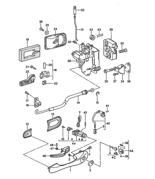 Diagram 804-005 Porsche Macan (95B) MK1 (2014-2018) Karosserie