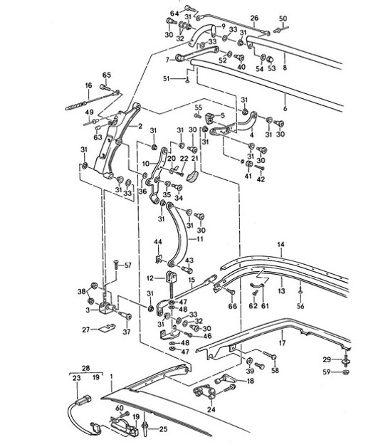Diagram 811-020 Porsche Macan (95B) MK2 2019-2021 