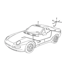 线束 / 乘客舱 - CABRIO - 968 1992-95