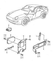 Mazos de cables / Unidades de control / Tiptronic 968 1992-95