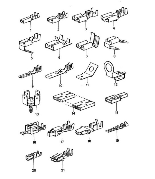 Diagram 902-052 Porsche Panamera 970 MK1 (2009-2013) Electrical equipment