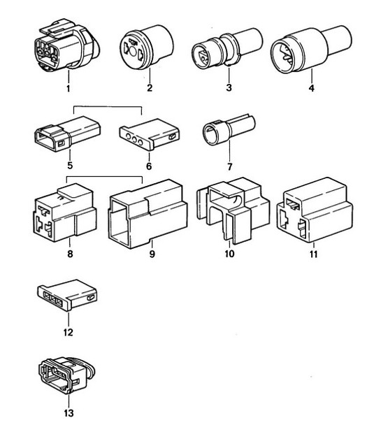 Diagram 902-058 Porsche 997 (911) MK2 2009-2012 Elektrische apparatuur