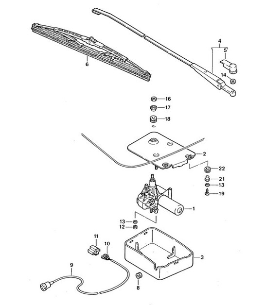 Diagram 904-005 Porsche Cayman S 718 2.5L PDK (350 Bhp) Équipement électrique