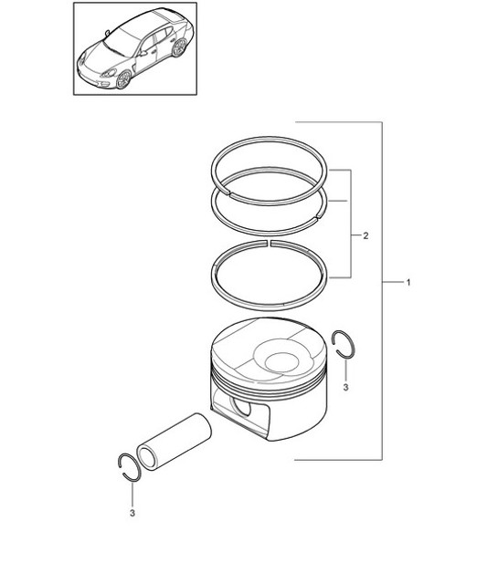 Diagram 102-035 Porsche 9J1.1 Taycan 2020-24 