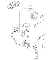 Refroidissement par eau - 2 - (Modèle : 4620,4640, CWAA,CXNA) Panamera 970 (G1) 3,6L 010-16