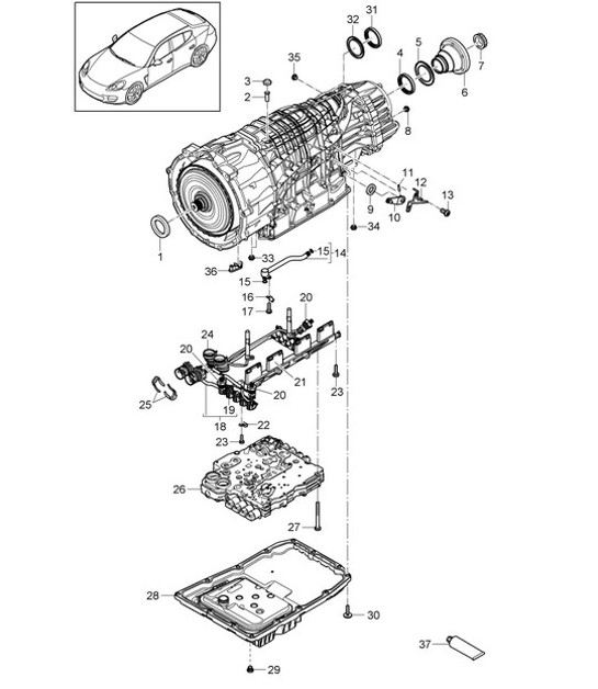 Diagram 320-010 Porsche 944 (1982-1991) 