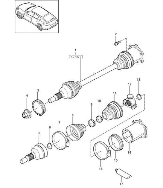 Diagram 401-021 Porsche Macan-e (95C) Electric 2024>> 