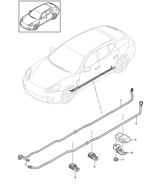 Diagram 402-025 Porsche 964 (911) (1989-1994) Front Axle, Steering 