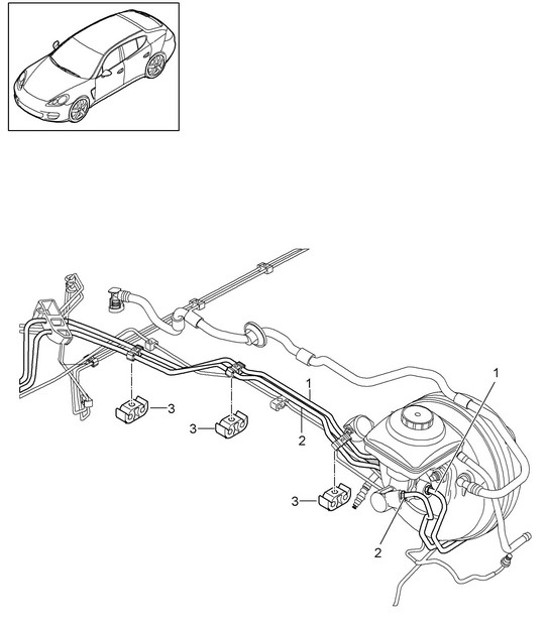 Diagram 604-005 Porsche Panamera 970 MK1 (2009-2013) Wheels, Brakes