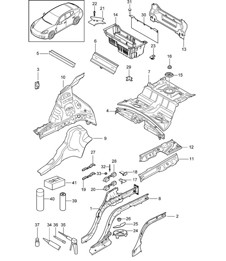 Rear end Panamera 970 (G1) 2010-16