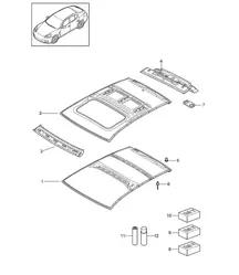 Roof / Scuttle Panamera 970 (G1) 2010-16