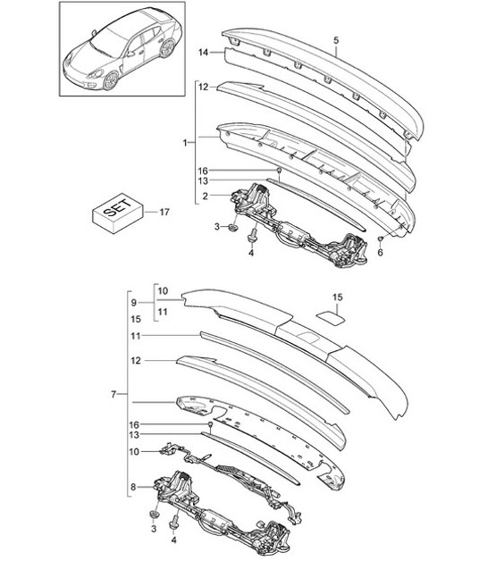 Diagram 803-007 Porsche 9J1.1 Taycan 2020-24 