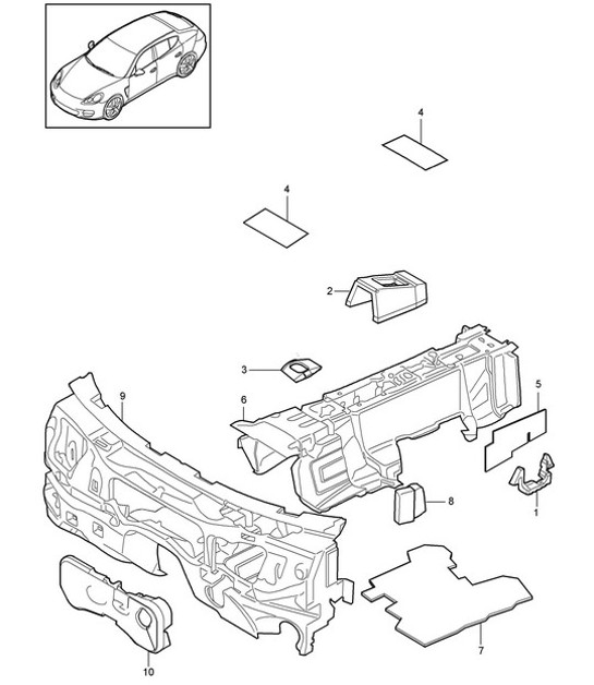 Diagram 807-072 Porsche Carrera GT (2003-2006) 