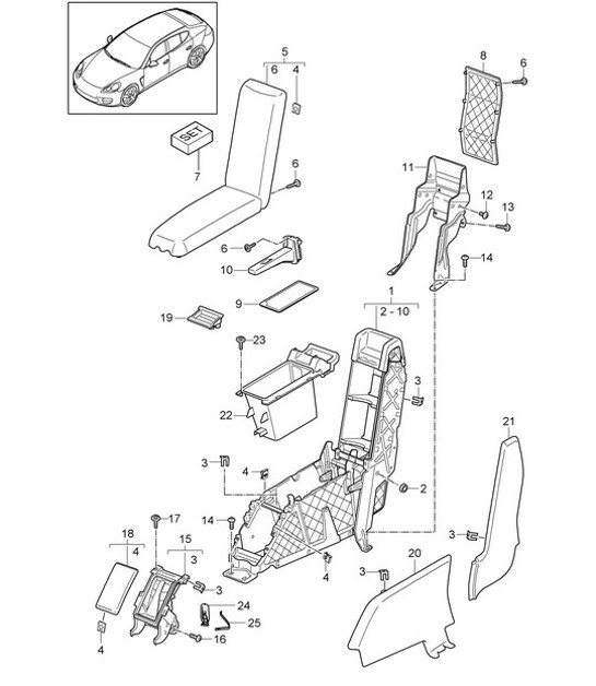 Diagram 809-043 Porsche Boxster 718 (982) 2017>> Body