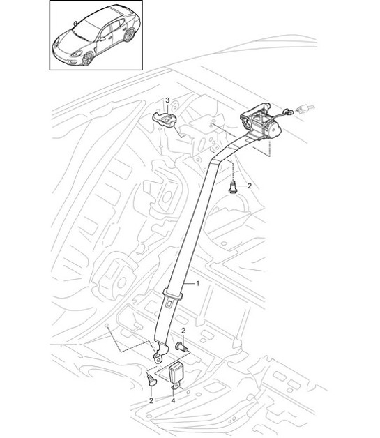 Diagram 812-005 Porsche Macan (95B) MK1 (2014-2018) Body