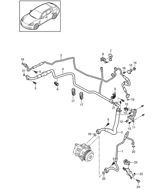 Diagram 813-025 Porsche 997 MK1 GT3 / GT3 RS 2007-09 Body
