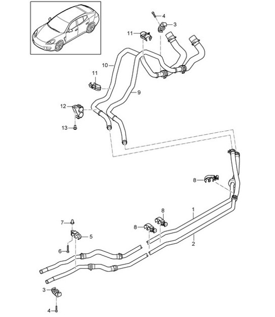 Diagram 813-050 Porsche Macan (95B) MK1 (2014-2018) Body