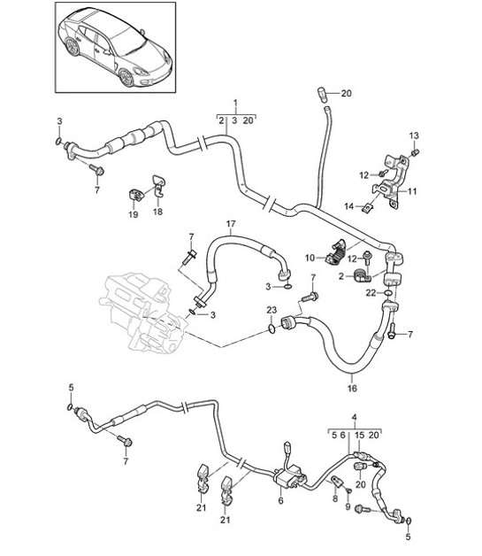 Diagram 813-060 Porsche 944 (1982-1991) 