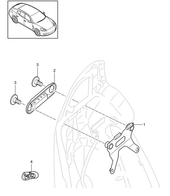 Diagram 817-020 Porsche Boxster 986/987/981 (1997-2016) Body