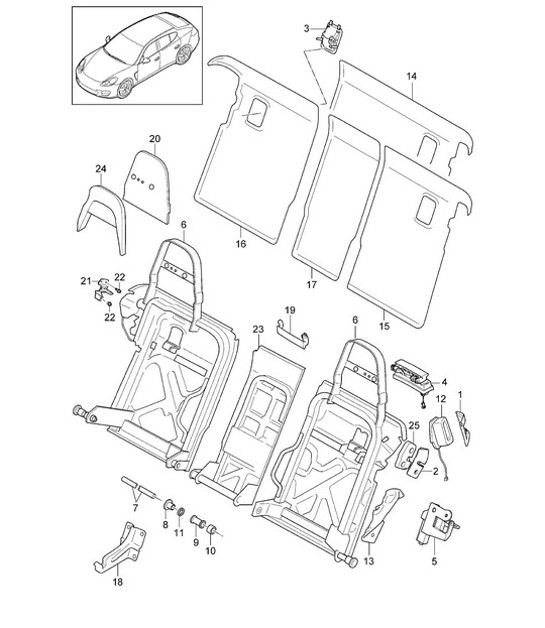 Diagram 817-062 Porsche 997 MK1 GT3 / GT3 RS 2007-09 Body