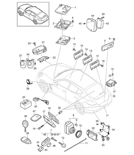 Diagram 901-004 Porsche Macan-e (95C) Electric 2024>> 