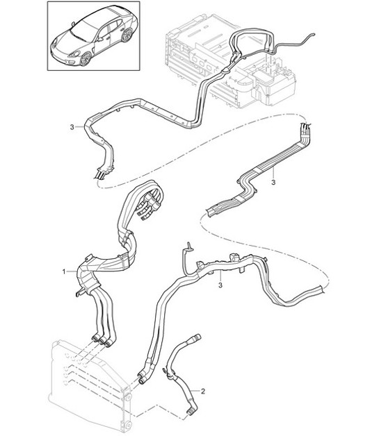 Diagram 901-030 Porsche Panamera 970 MK1 (2009-2013) Elektrische apparatuur