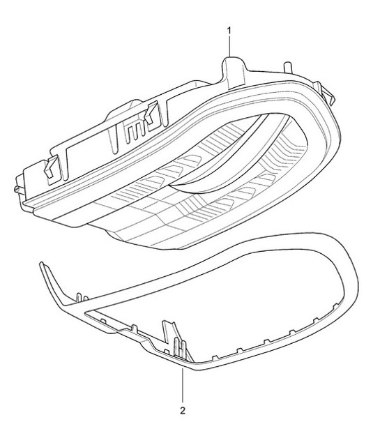 Diagram 903-007 Porsche 356A 1955-59 Équipement électrique