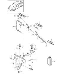 Scheibenwaschanlage Panamera 970 (G1) 2010-16