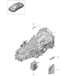 Manual gearbox / Replacement transmission (Model: G8100,G8120) 981 Boxster / Boxster S 2012-16