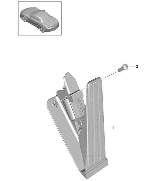Diagram 702-010 Porsche Carrera GT 2003-06 