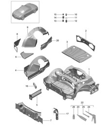 Heck 981 Boxster / Boxster S 2012-16