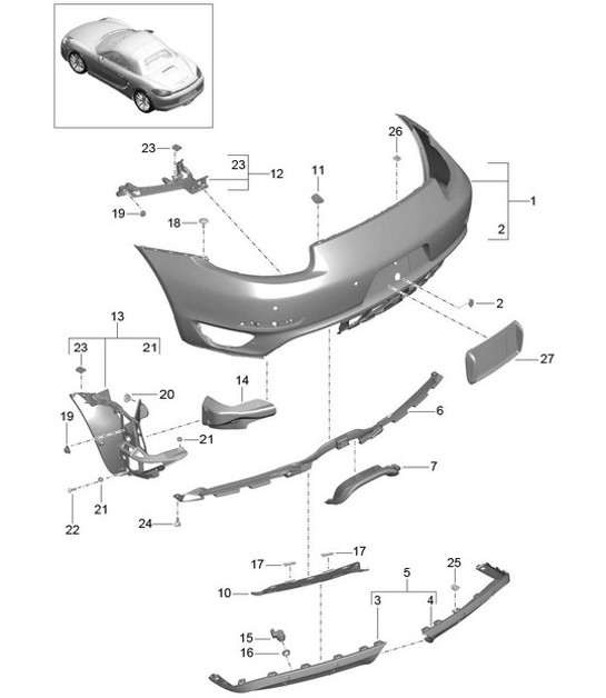 Diagram 802-012 Porsche 992.2 GT3 2025>> 