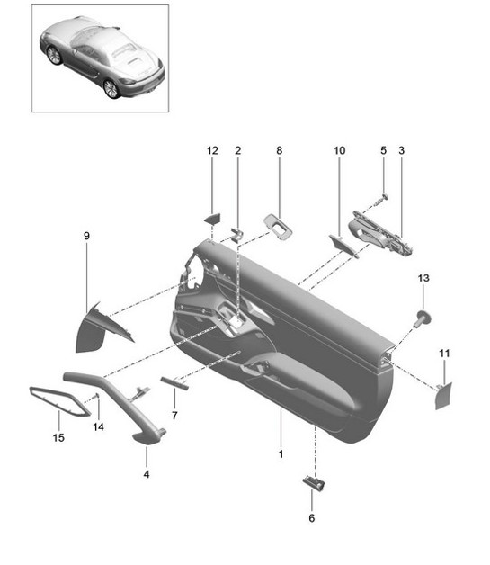 Diagram 808-065 Porsche 996 (911) (1997-2005) Body