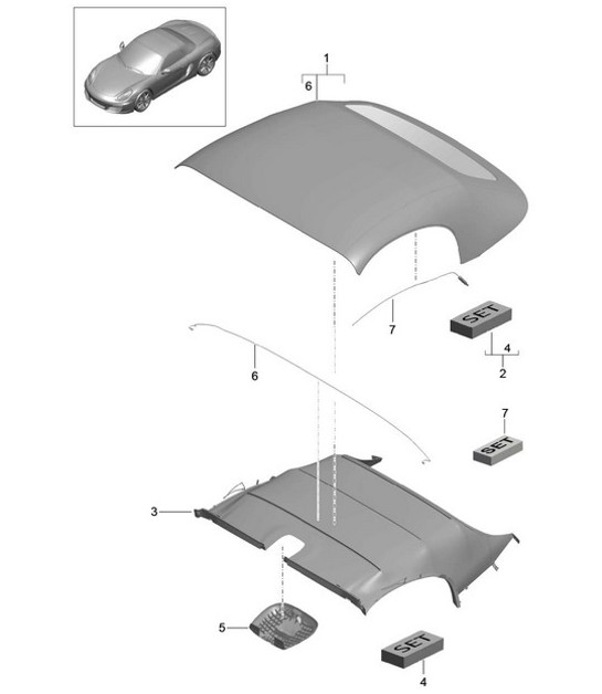 Diagram 811-000 Porsche 9J1.1 Taycan 2020-24 