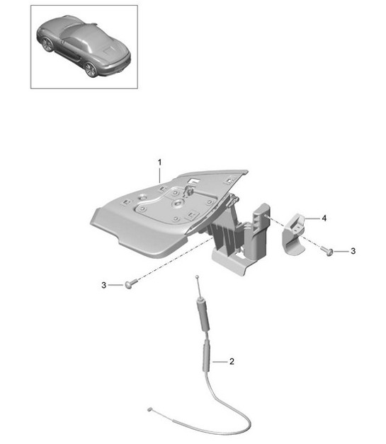 Diagram 811-050 Porsche 996 (911) (1997-2005) Body