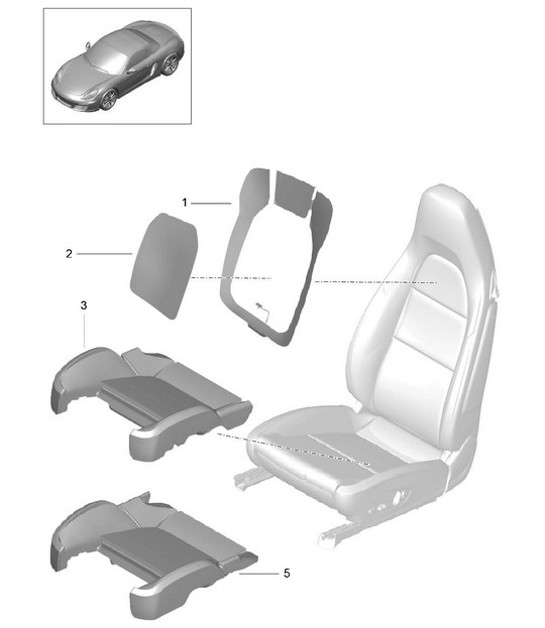Diagram 817-012 Porsche 968 (1992-1995) Body