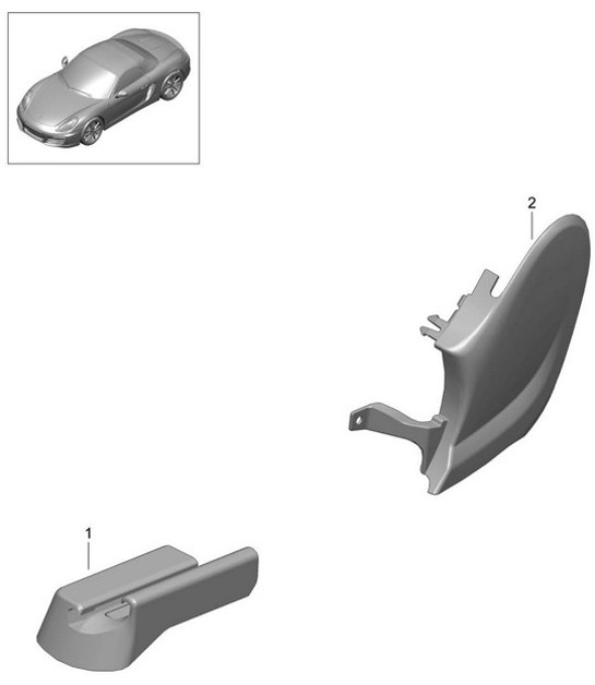 Diagram 817-015 Porsche 991 (911) MK1 2012-2016 Carrosserie