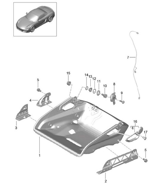 Diagram 817-064 Porsche 944 2.5L 8V 1982-87 