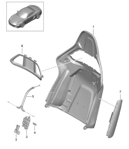Diagram 817-066 Porsche Boxster 718 (982) 2017>> Body