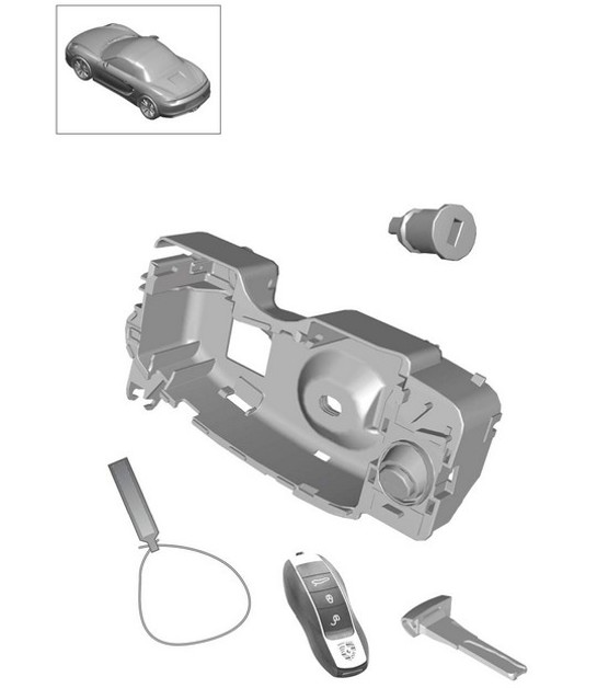 Diagram 898-000 Porsche 356 1950-55 Body