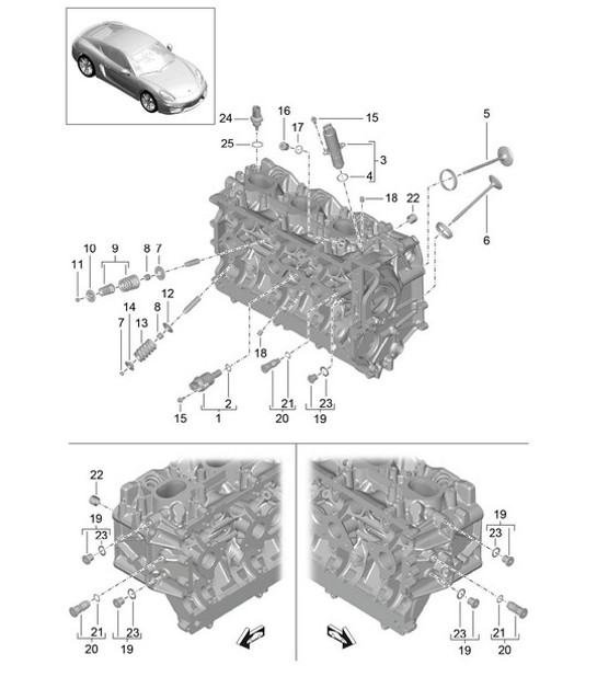 Diagram 103-005 Porsche Taycan (9J1) MK1 2020-2024 