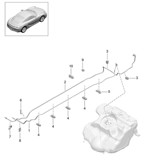 Fuel System, Exhaust System Cayman 987C / 981C (2005-2016)