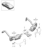 Fuel System, Exhaust System Cayman 987C / 981C (2005-2016)