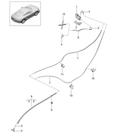 Système d'échappement / Sport (PR:XLF) / Control 981C Cayman / Cayman S 2014-16