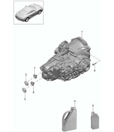 - PDK - Boîte de vitesses / Transmission de remplacement (Modèle : CG205,CG225) 981C Cayman / Cayman S 2014-16