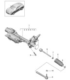Front Axle, Steering  Cayman 987C / 981C (2005-2016)